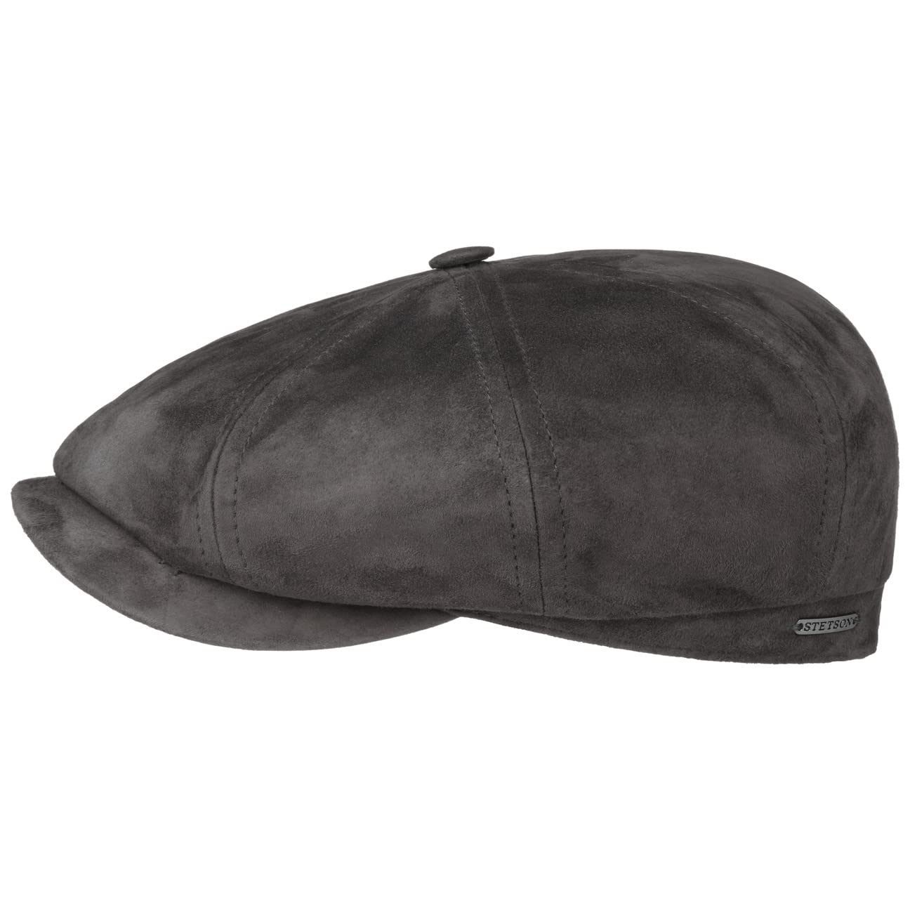 Stetson Hatteras Goat Suede Flat Cap Men | Made in Germany