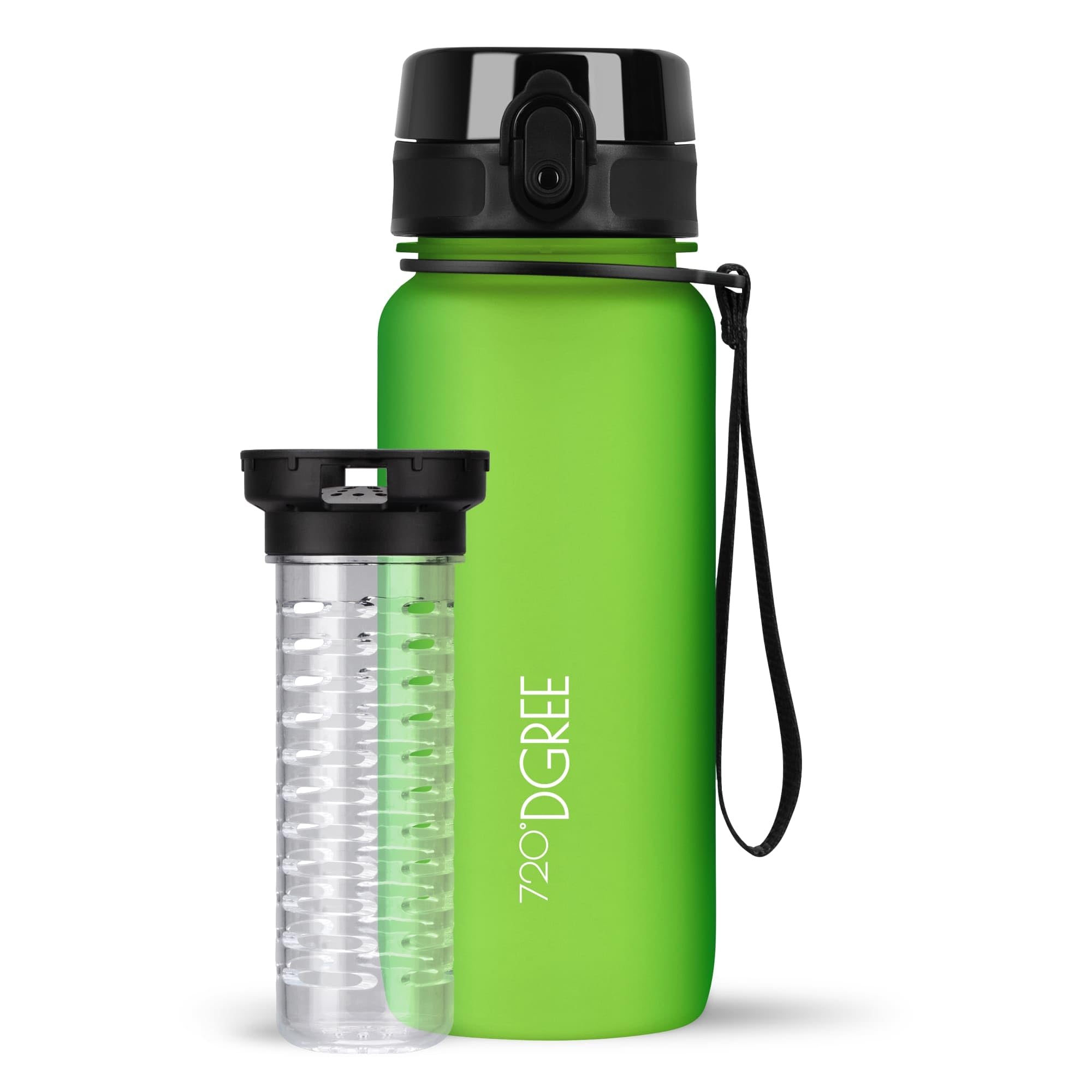 720°DGREE Botella Agua 1 Litro “uberBottle“ - Tamiz-Fruta, softTouch - Sin BPA, Prueba de Fugas, Reutilizable - Cantimplora, Water Bottle ideal para Deporte, Fitness, Gimnasio, Senderismo, Ciclismo — view 194