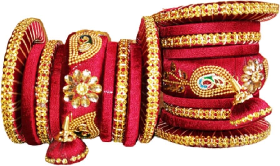AK Enterprises Thread Bangles for Womens and Girls