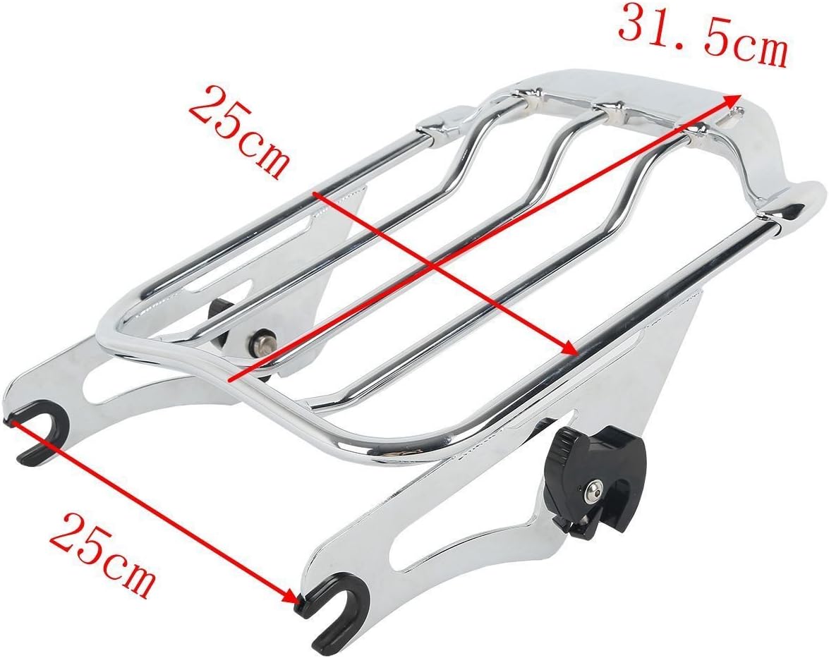 TCMT Two-UP Air Wing Luggage Rack Mounting Fit for Harley Touring Street Glide Road King Road Glide 2009-2025 Electra Glide 2010-2013 2019-2022 Ultra Limited 2014-2018