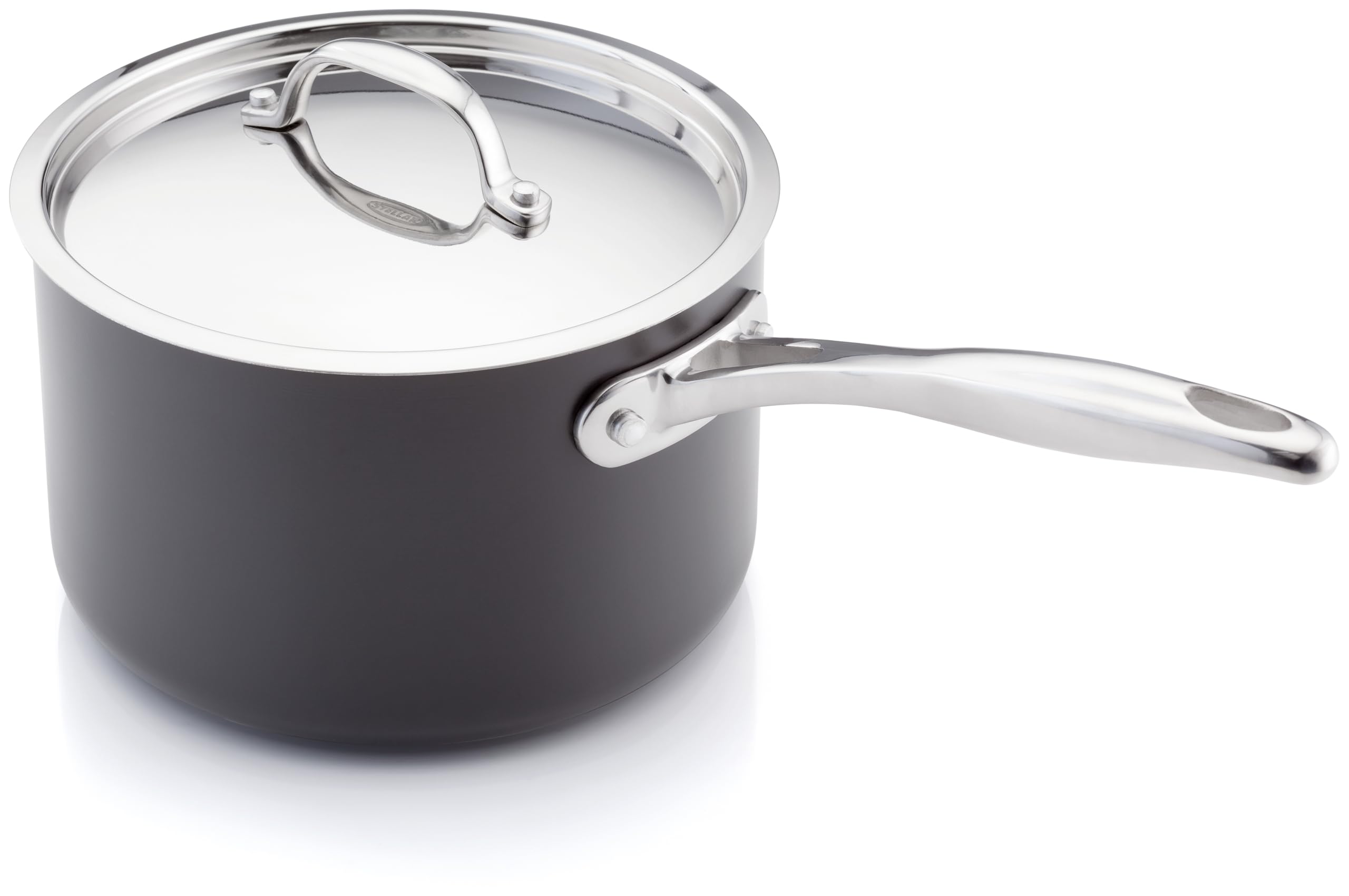 Stellar 6000 Hard Anodised 18Cm Saucepan