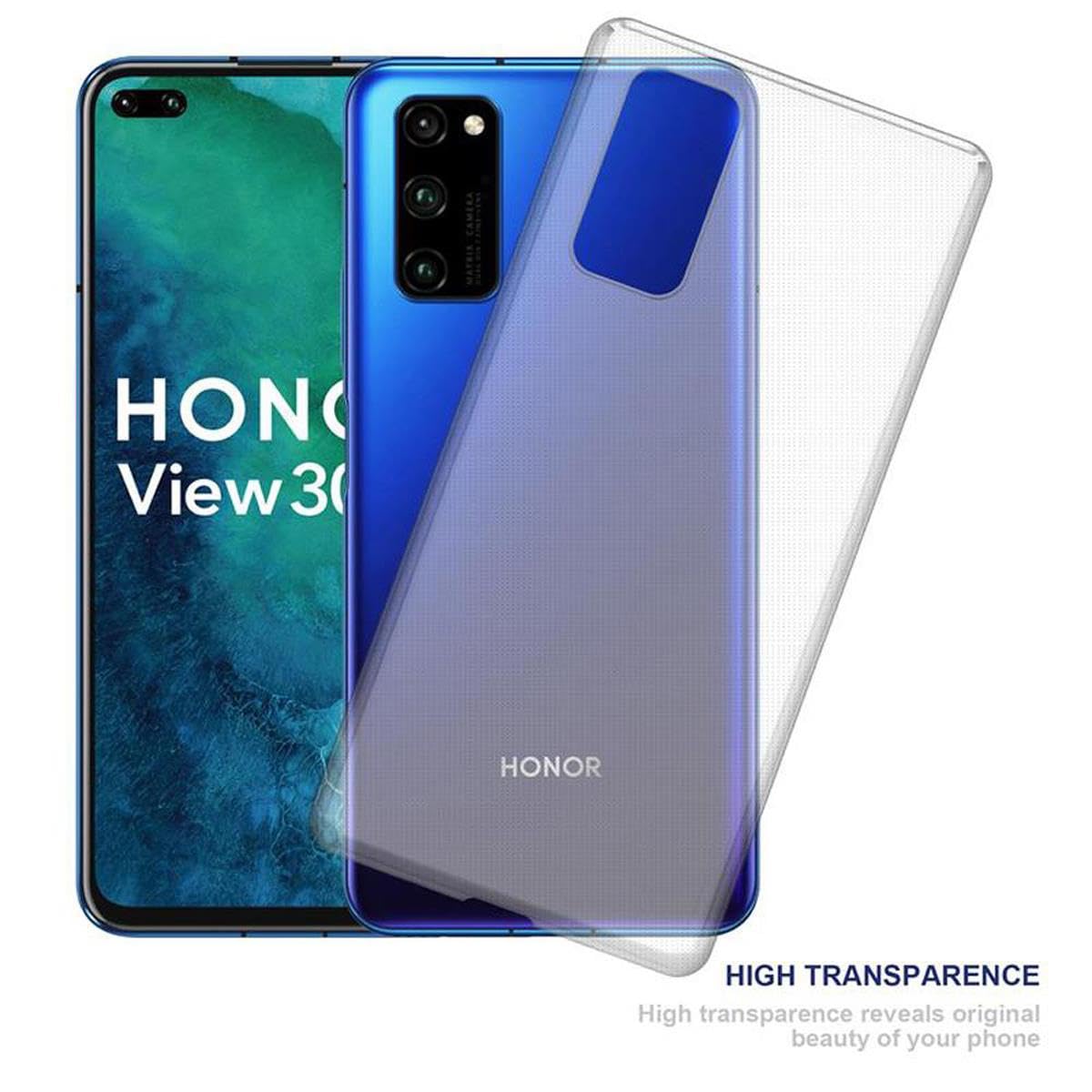 Cadorabo Custodia per Honor 9 in NERO METALLICO - Morbida Cover Protettiva Sottile di Silicone TPU con Bordo Protezione - Ultra Slim Case Antiurto Gel Back Bumper Guscio