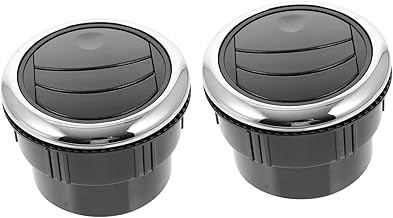 FAVOMOTO 6 Peças Saída De Ar Condicionado Rv Ventilação De Ar Condicionado Defletor De Ventilação De Ar Redondo Tampas De Ventilação De Ar Condicionado Abs Defletor De Ar Condicionado Rv