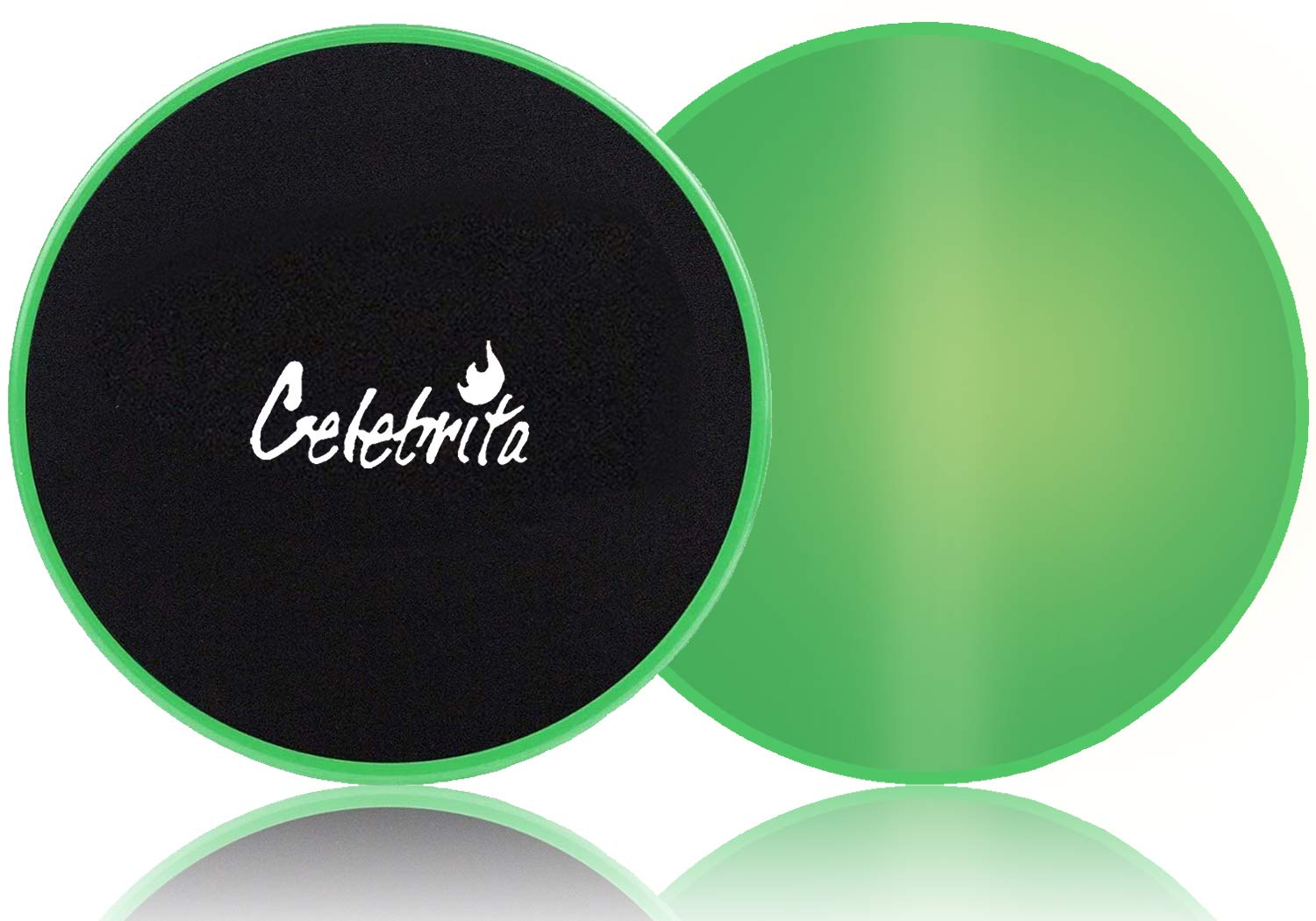 CELEBRITA Core Sliders for Working Out on Carpet Wood and Floor to Sculpt Your core, Best Sized Non Slip Exercise Sliders Gliding Discs for feet, beachbody Strength Slides for ab Workouts