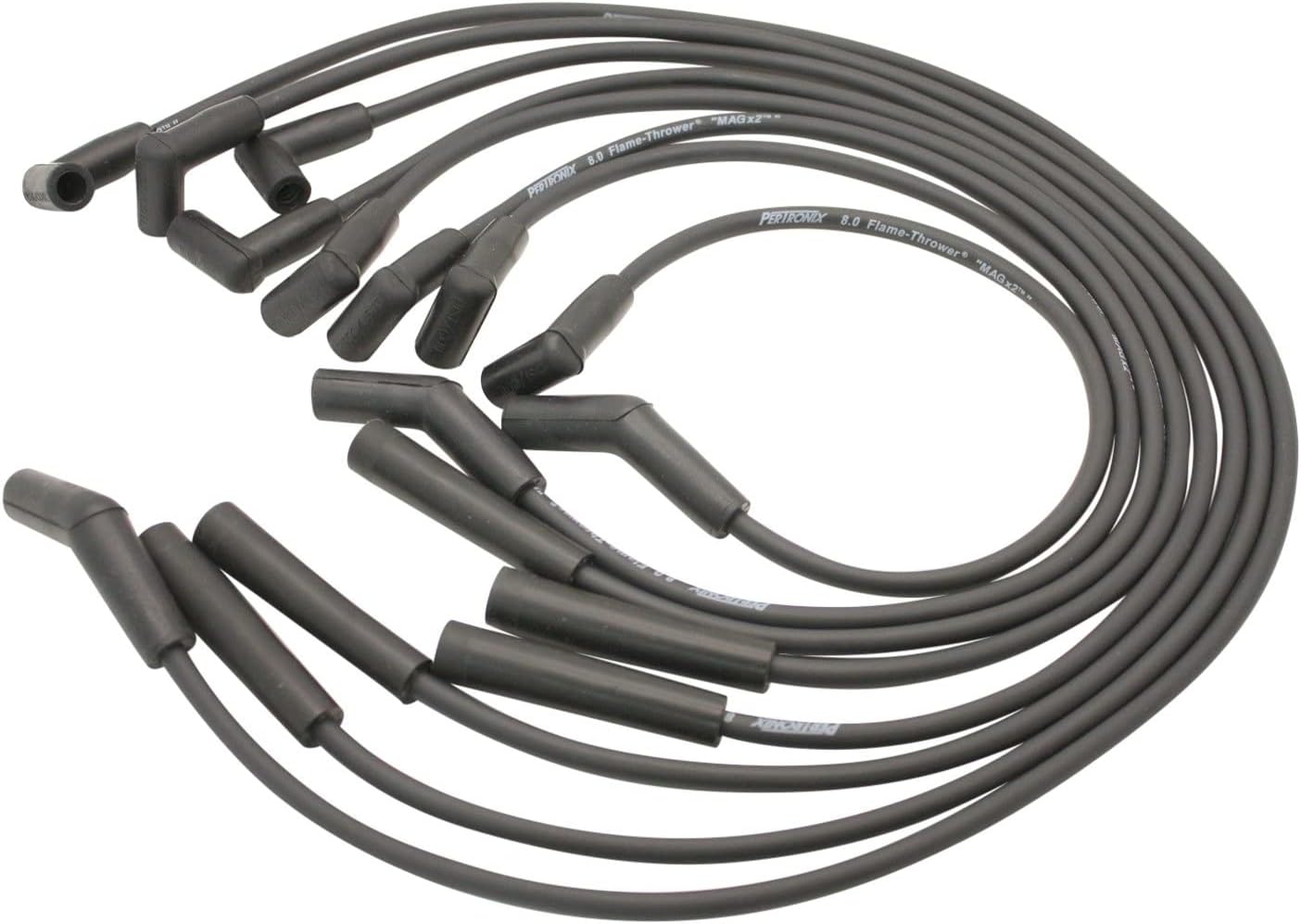 Pertronix 808201 Flame-Thrower Black 8mm 8 Cylinder Spark Plug Wire