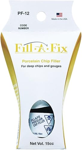 Fixture Fix Relleno de porcelana PF-12 Fill-A-Fix, sin tamaño, como se muestra en la imagen