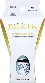 Porc-A-Fix Porcelain Chip Filler for Deep Chips & Gouges, Fill-A-Fix, PF-12