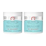 Facial Radiance Pads with Glycolic & Lactic Acids, Daily Exfoliating Pads with AHA, Visibly Smaller Pores, Help Tone & Brighten Skin, One-Step Makeup Prep, Compostable, 60, 2ct