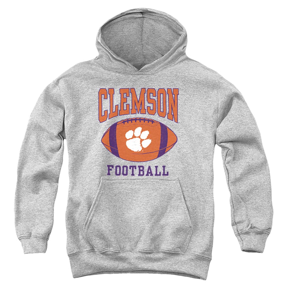 Clemson University Official Football Ball Youth Kids Boy/Girls Pull-Over Hoodie Sweatshirt