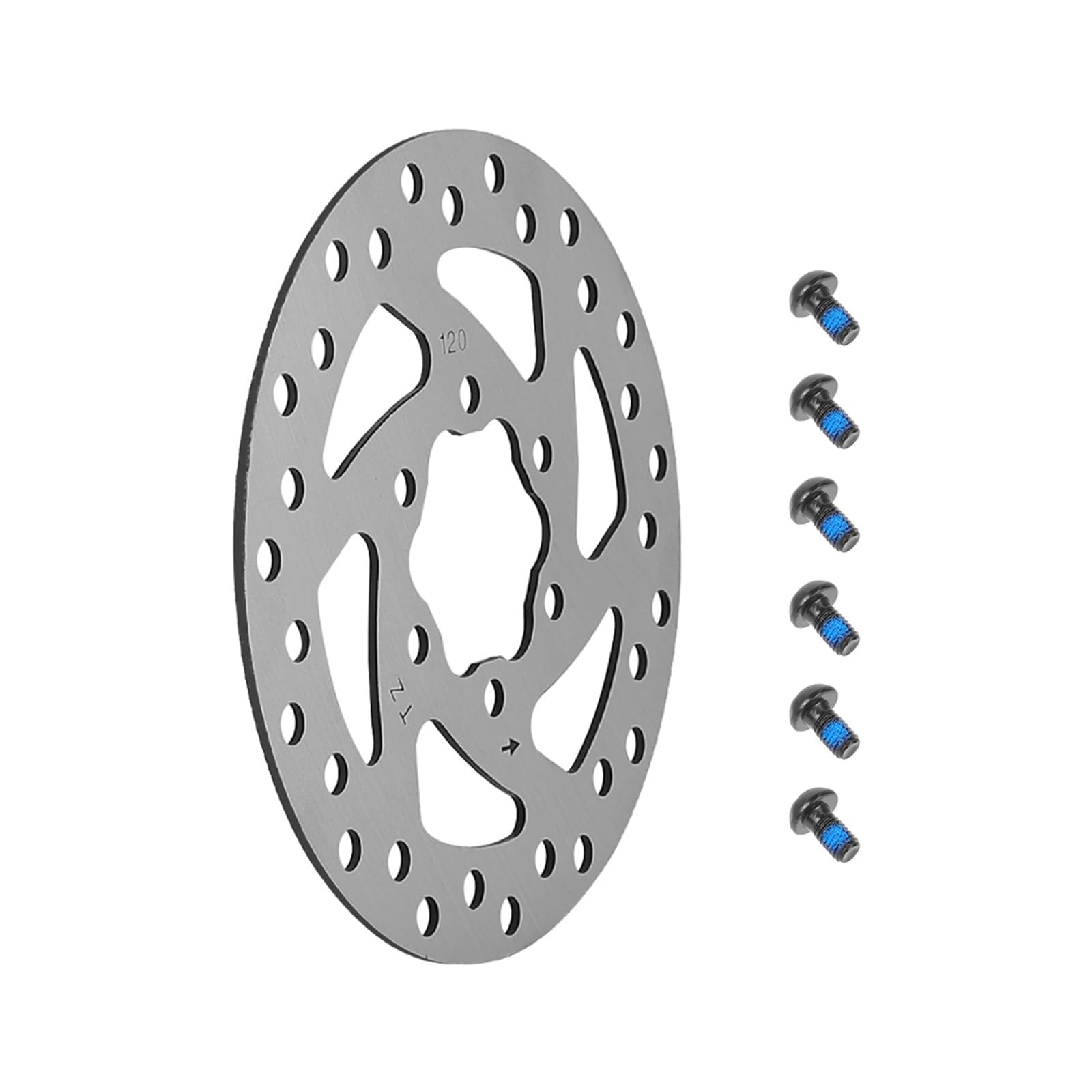Disco Freno a Disco da 120 mm a 6 Fori Compatibile con Parti di Riparazione del Disco Freno for Scooter Elettrico Kugoo Kirin G2 PRO e Kaabo Mantis 8(5pcs)