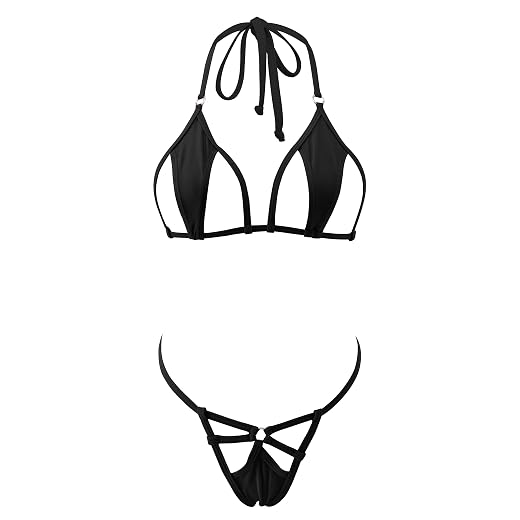 SHERRYLO Conjunto de microbiquínis diversos estilos de biquínis extremos sexy mini tanga e tanga maiô sacanagem SHERRYLO Conjunto de microbiquínis diversos estilos de biquínis extremos sexy mini tanga e tanga maiô sacanagem