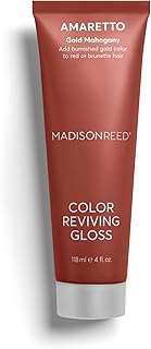 Color Reviving Gloss, Amaretto - Bronze, Semi-Permanent Hair Dye, Enhances Hair Color & Corrects Tone, Adds Brilliant Shine, Keratin & Argan Oil, 4 Fl Oz (118 mL)
