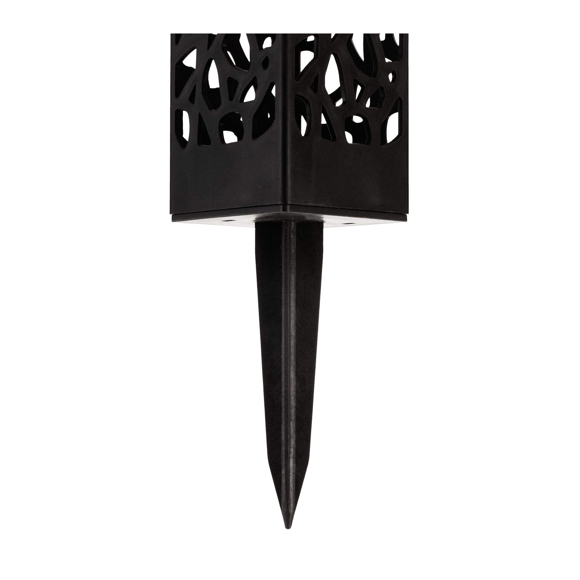 Pauleen 48073 Set de 4 Pinchos solares Sunshine Mood Color Negro, para el Exterior-balcón o jardín, 0.02 W