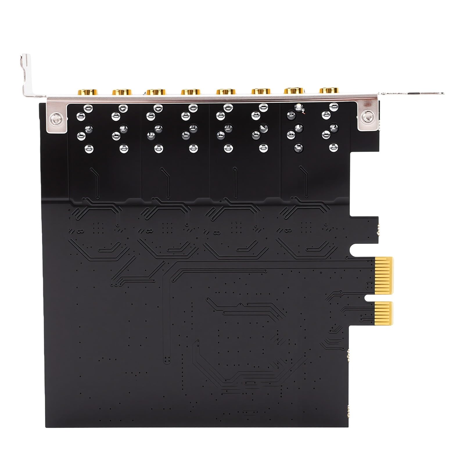 Zunate Carte Son PCIe 4 Canaux Adaptateur HD pour PC