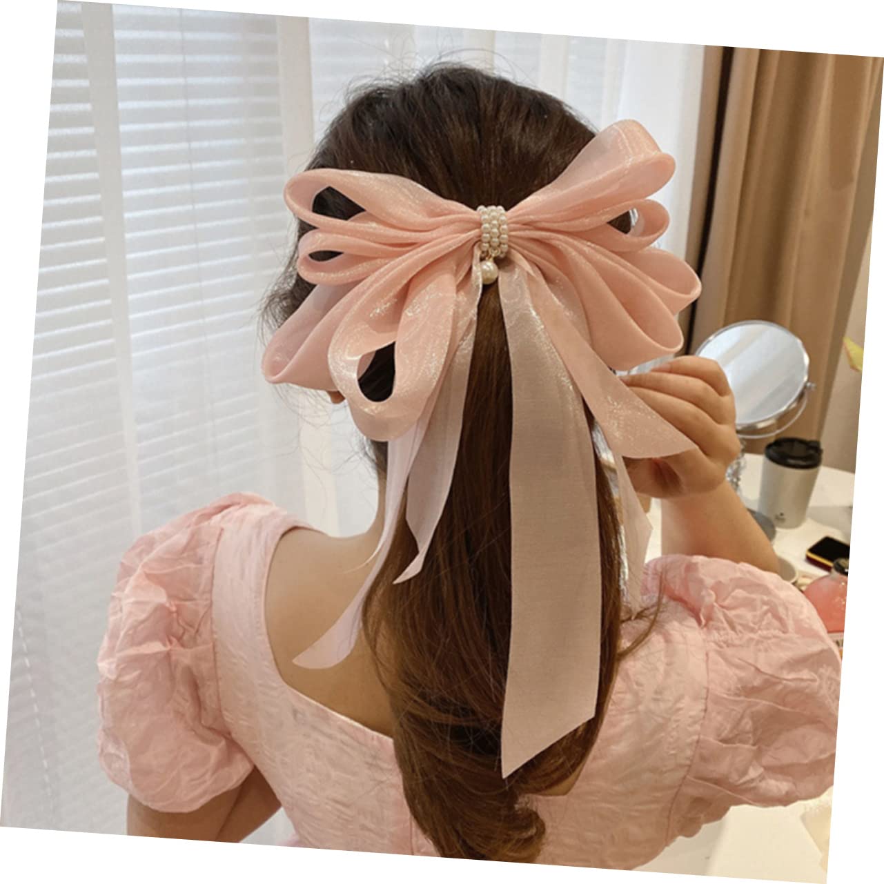 FRCOLOR 10pezzi Fermaglio Per Fiocco Perle Per Donne e Ragazze Accessorio Elegante Per Feste Cerimonie e Uso Quotidiano Per Ogni Occasione