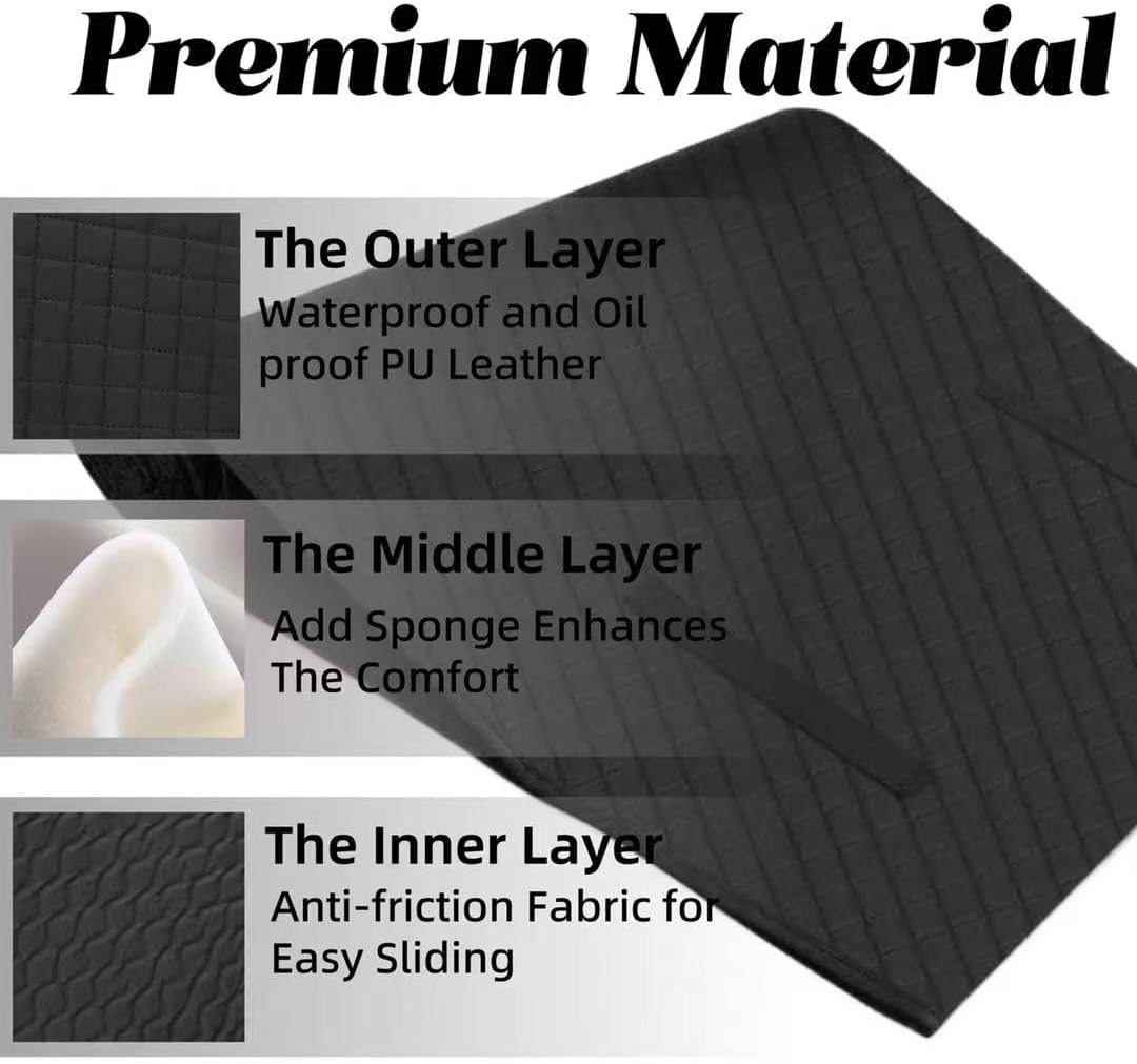 Heavy Duty Rolling Creeper Mat, 58"X28" Foldable Anti-Slip Garage Pad with Storage Bag, for Low Clearance Car Repair, Truck Maintenance - All-in-One Mat for Garage, Roadside, Muddy Conditions