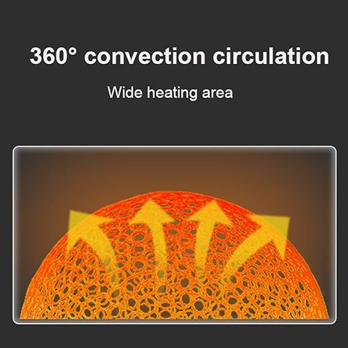 Miniatura 6 de Calentador de queroseno portátil para uso en interiores, calentador de estufa de queroseno de 5.2 litros, calentadores no eléctricos, quemador de