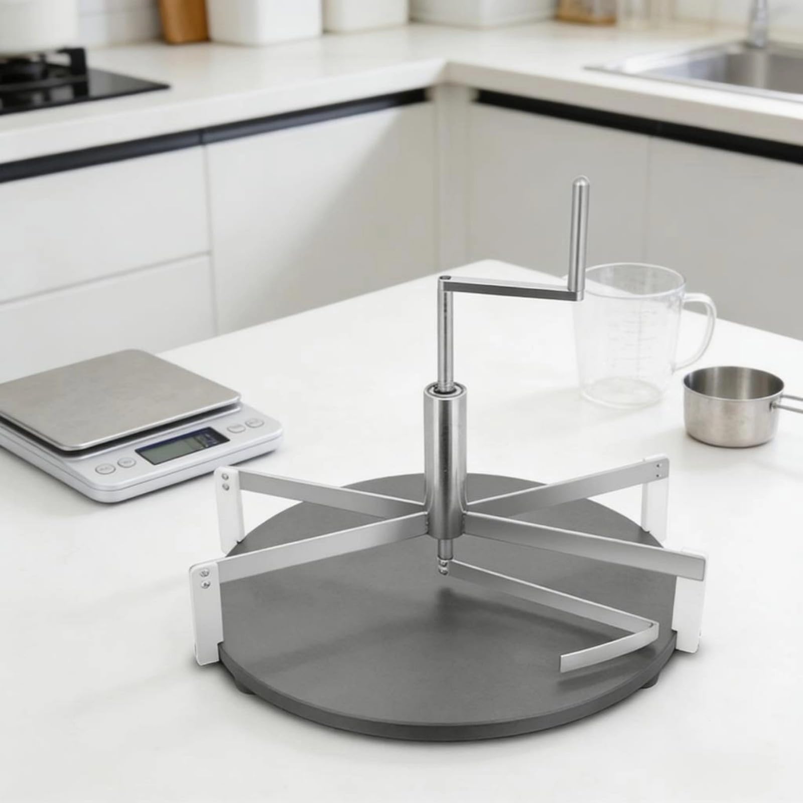 Raschietto per pancake rotanti multiuso per dolci fatti in casa e rotoli uova con finiture lisce antiaderenti Spalmatore per crepes rotante professionale