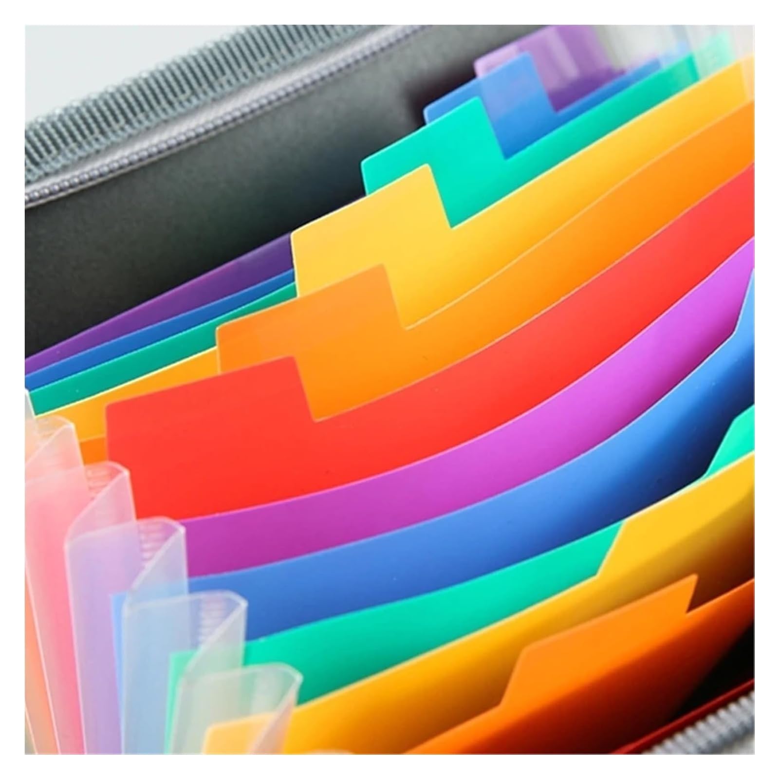Cartella espandibile, Organizer for Documenti Cartella for File a Fisarmonica Piccola con 13 Tasche Coupon for ricevute for Ufficio Nero