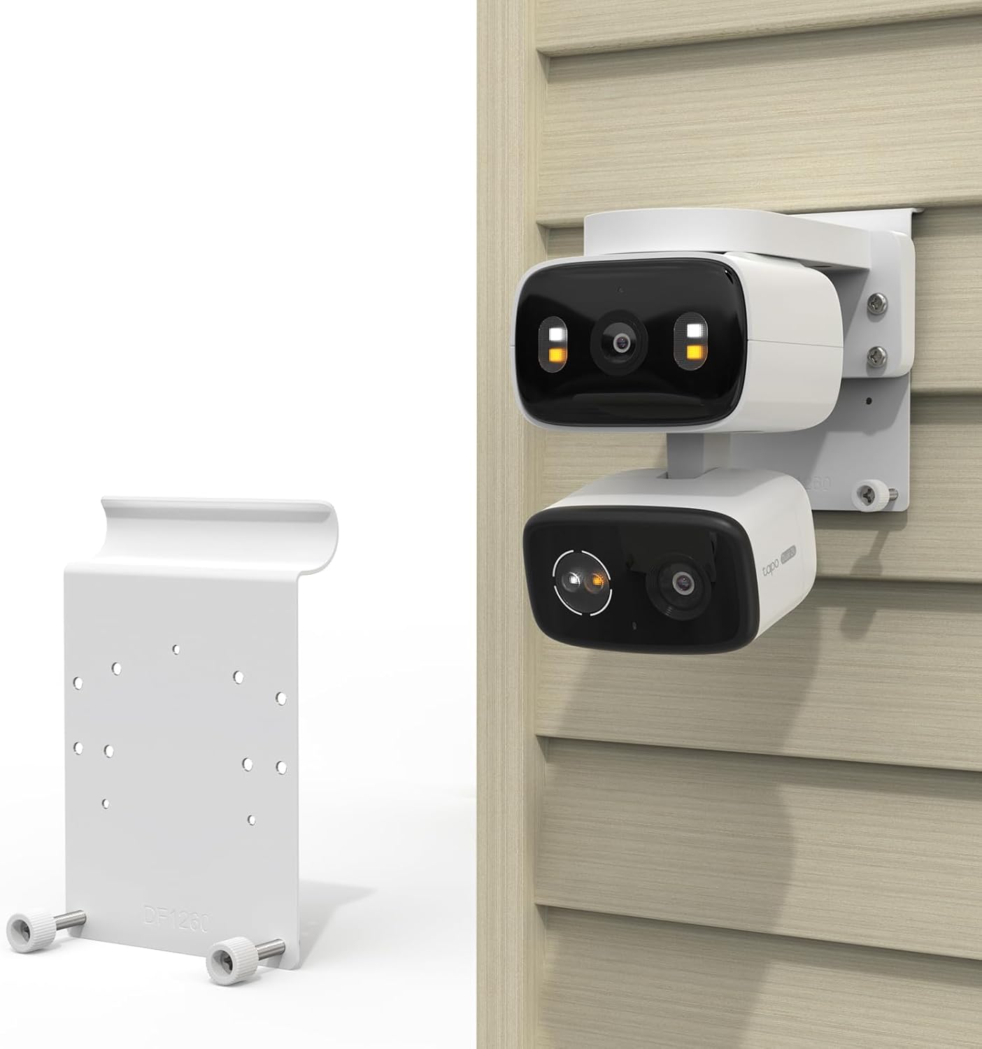 ビニールサイディングマウント プレミアムアルミニウム防犯カメラマウント Tapo C246D C420 C216 C236 C113