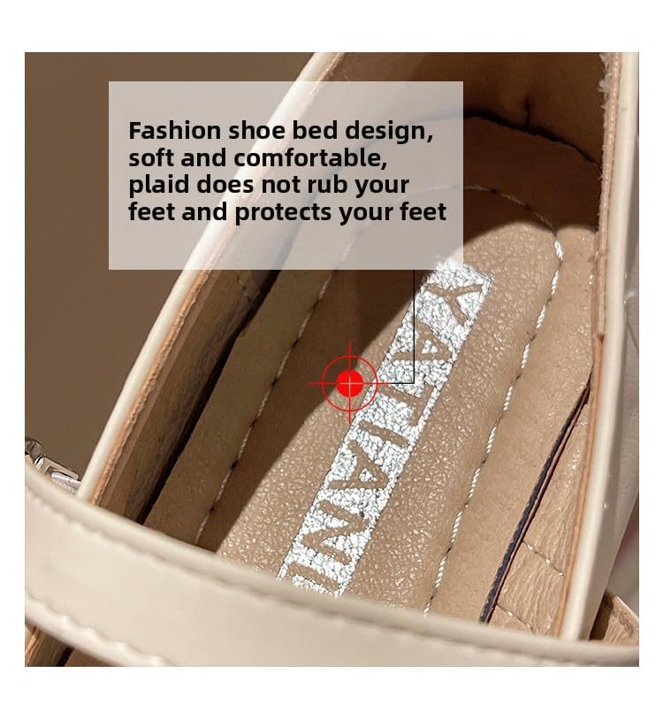 Silver Square Head Mary Jane Women's Shoes 2025 Summer New with Skirt Flat-Bottomed Fairy Gentle Wind Small Leather Single Shoes3