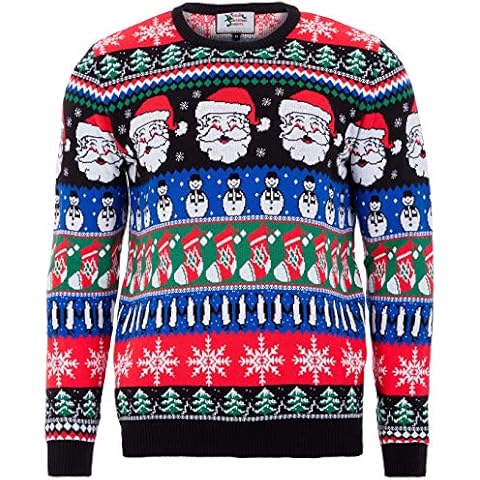 Christmas Sparkle Mens Eco Christmas Jumper (Red, s) Cover