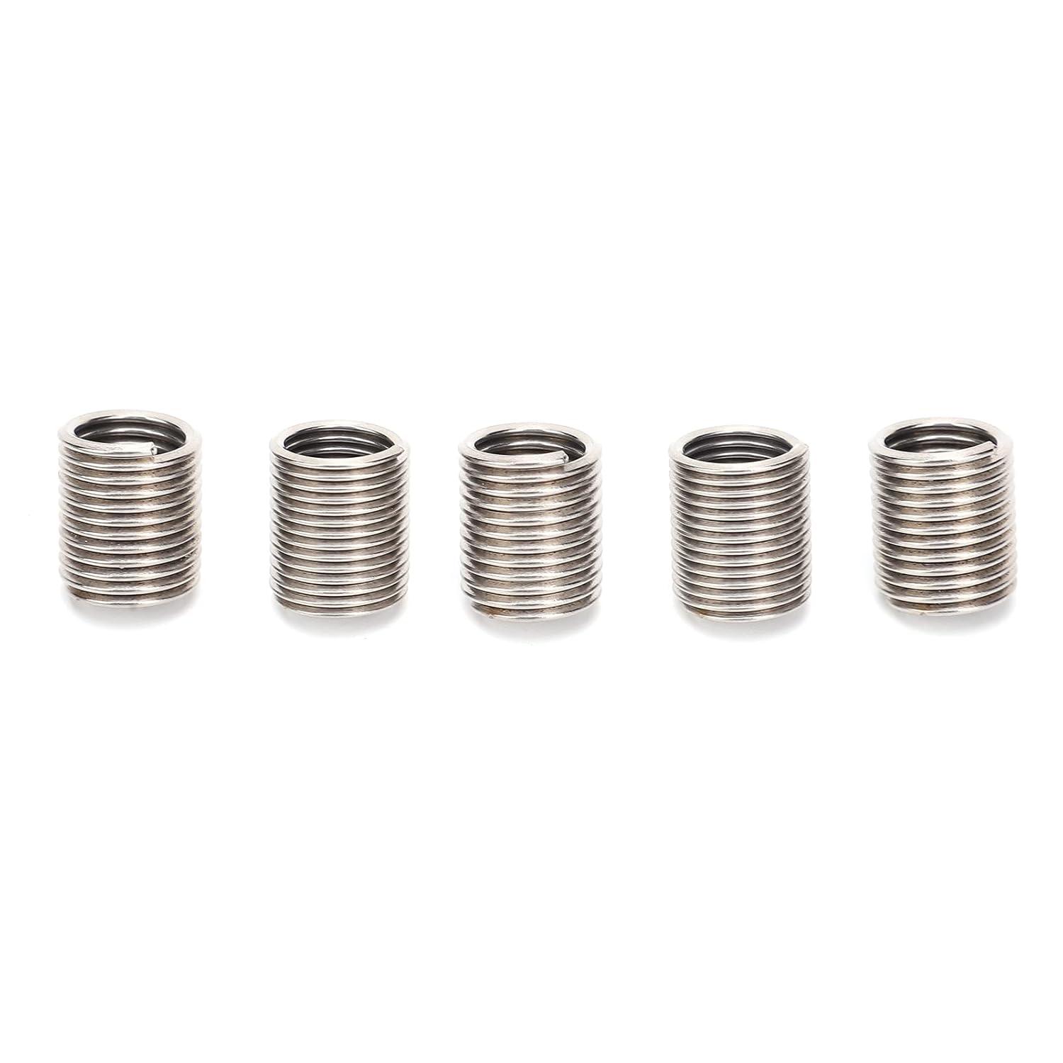 50Pcs Wire Thread rt Sleeve, 304 Stainless Steel Metric, Screw Repair Sleeve Assortment Kit for Automotive Repairs(2D)