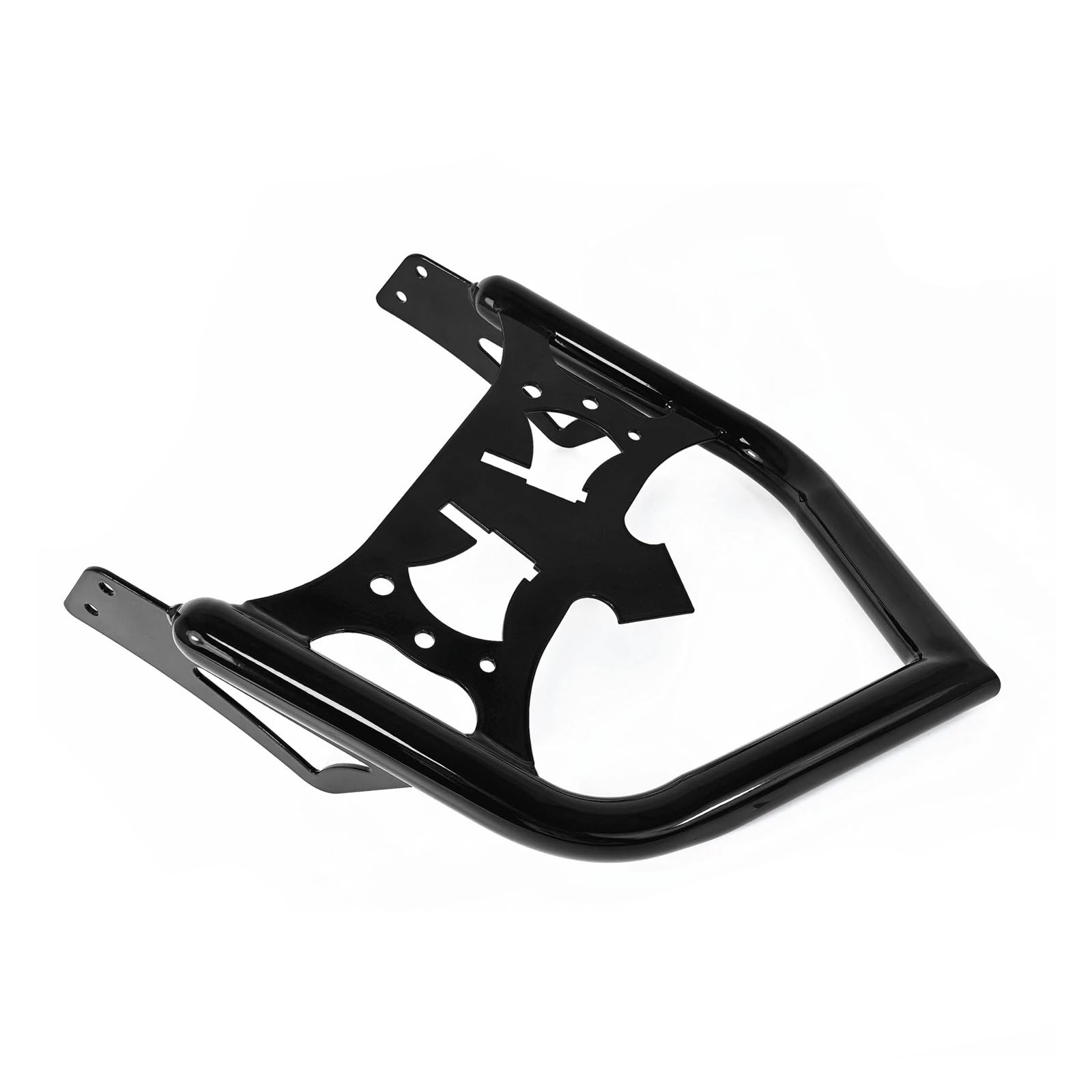 Odłączane oparcie fotela pasażera oparcie Pasuje do Indian Chieftain Roadmaster 2014-2025 motocyklowe oparcie pasażera Sissy Bar z bagażnikiem(Chrome Set)