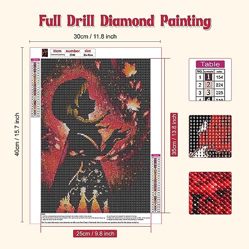 NAIMOER 6 Packs Princess Diamond Painting Kits for Adults 5D DIY Cartoon Diamond Painting Kits Full Drill Diamond Paintings Cartoon Diamond Art Crafts for Adults 12X16inch - Image 2