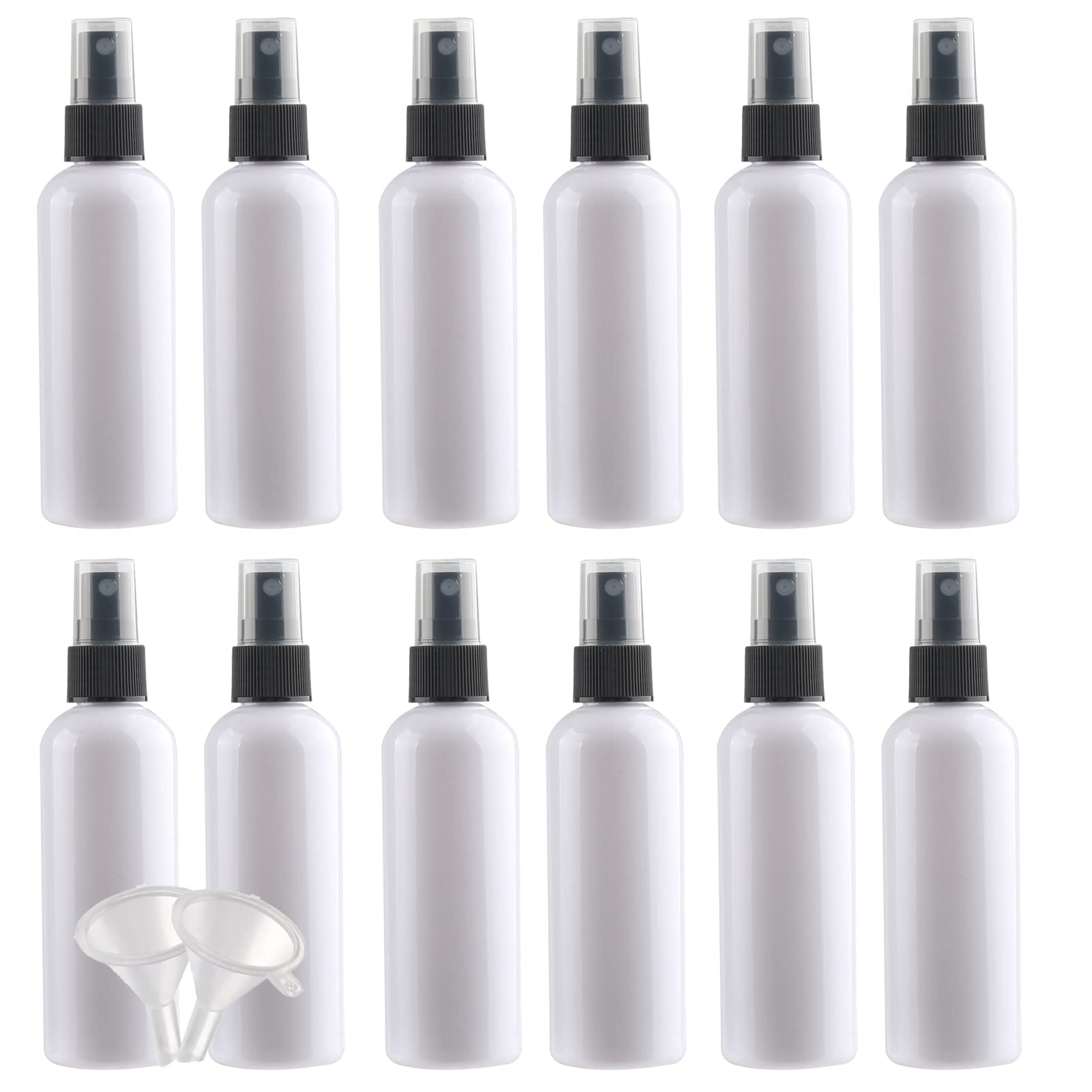 Set 8 Bottiglie Spray Viaggio 50ml E 100ml + Imbuti - Per Cosmetici E Liquidi Da Trasporto - Foto 6