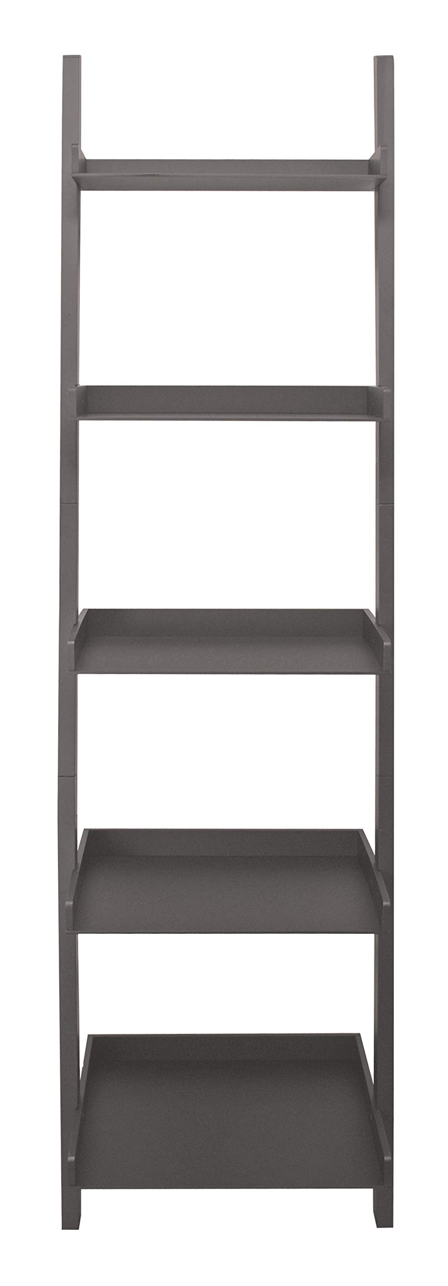 Kiera Grace Hadfield Leaning Shelf-Gallant, 18" by 66" FURNITURE, Medium Grey