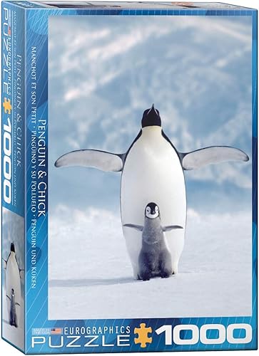 Miniatura 1 de Eurographics Rompecabezas de 1000 piezas de pingüino y pollito