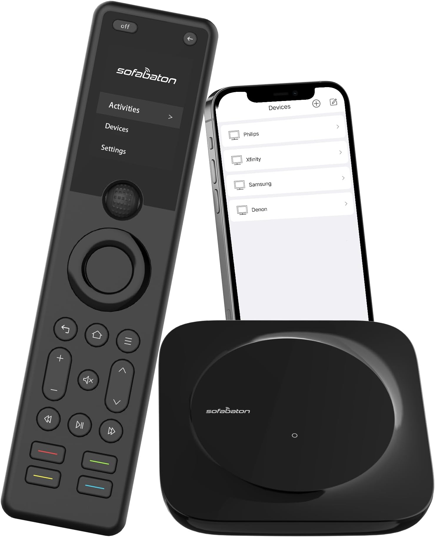 SofaBaton X1S universelle avec hub Bluetooth, IR & 2,4