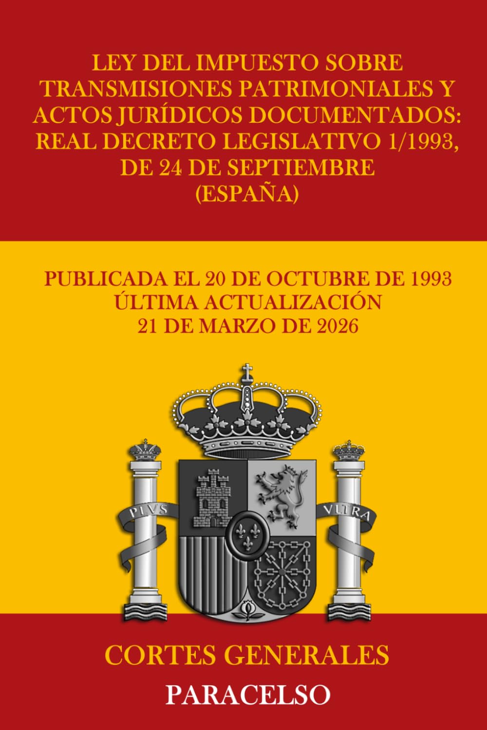 Ley del Impuesto sobre Transmisiones Patrimoniales y Actos Jurídicos Documentados: Real Decreto Legislativo 1/1993, de 24 de septiembre (España)