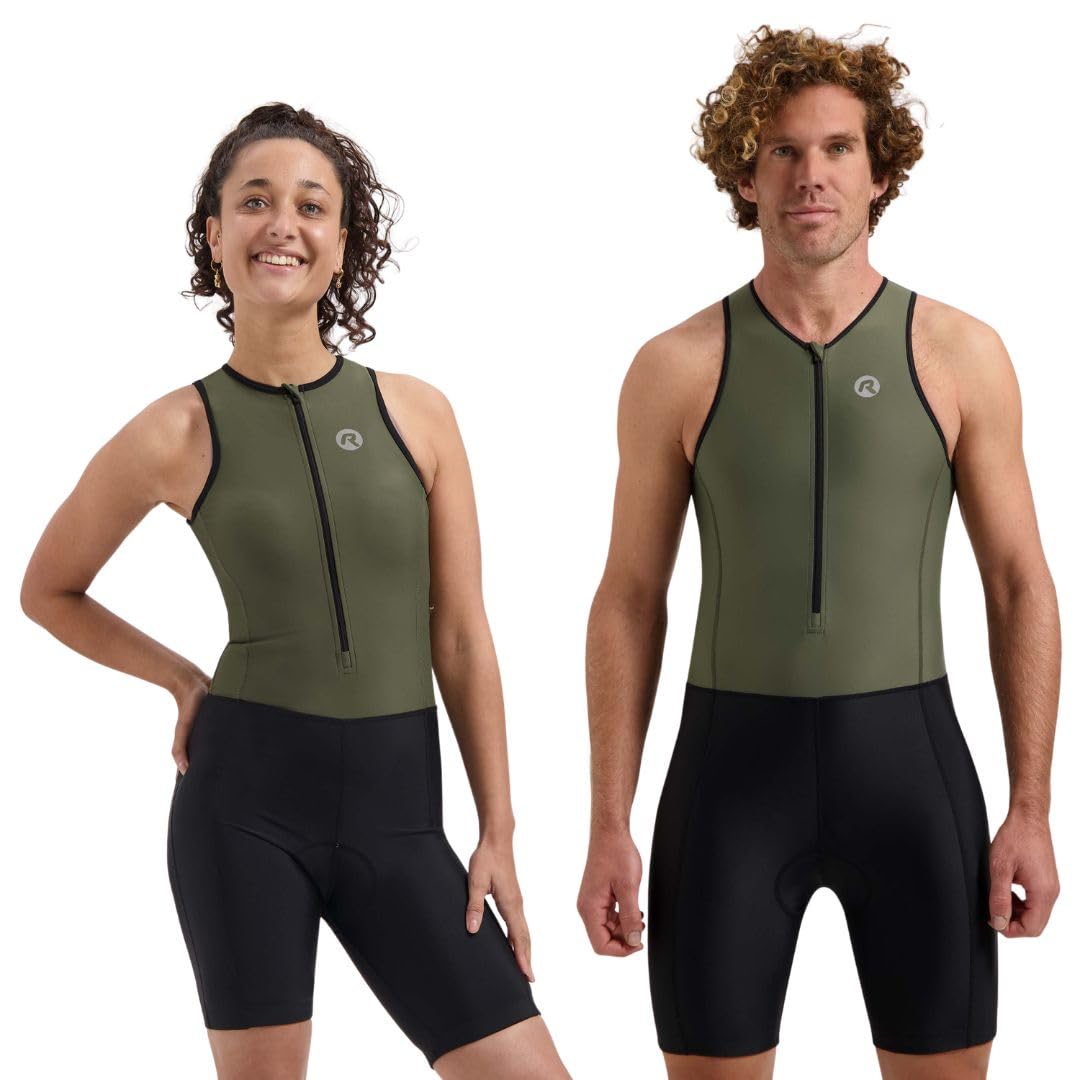 Rogelli Trisuit Homme Femme - Combinaison Triathlon Sans Manches - Florida