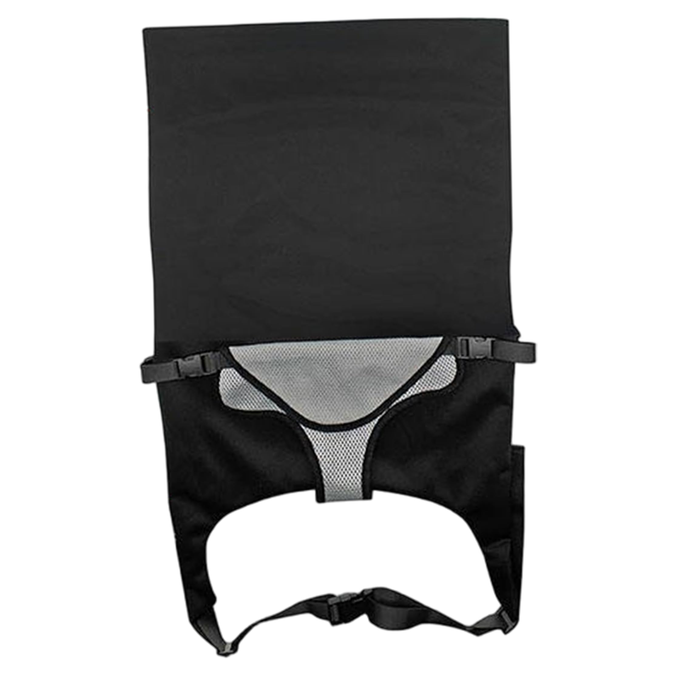 Baby Airplane Bed, Portable Airplane Seat Extender for Kids Toddler Travel Bed with Storage Bag for Baby Girls Boys, Black, 29.5x17 Inch