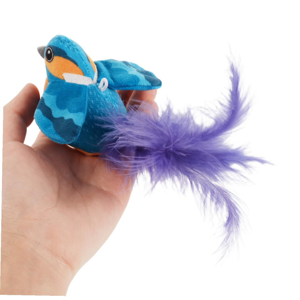 Alasum Jouet pour Chat Oiseau Volant en Peluche Sons, Baguette | Chaton et Chat, Usage Intérieur à Maison, Design Captivant pour Interaction et Activité