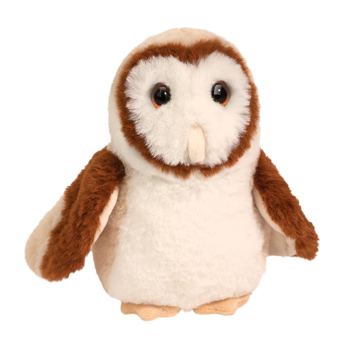 Douglas Rafter Barn Owl Plush Stuffed Animal - 8 Inches Tall