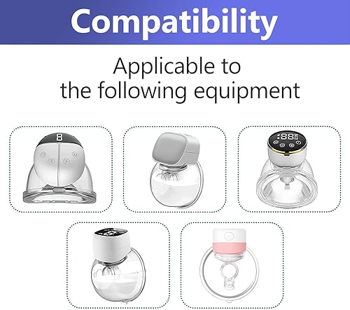 Miniatura 4 de Brida de silicona de 0.787 in compatible con extractor de leche portátil MomcozyTsreteKmaier, repuesto de inserción de brida de escudo0.787 in, uso