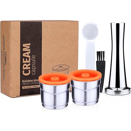 I Cafilas - Capsule di caffè ricaricabili Illy, in acciaio INOX,  ricaricabili - Capsula di ricarica riutilizzabile, compatibile con macchine  Illy, cucchiaio dosatore + pennello : Amazon.it: Casa e cucina