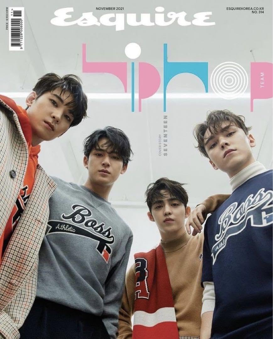 SEVENTEEN 掲載雑誌 INDEED ヒップホップチーム Seventeen Hiphop Team (Scoups, Wonwoo, Mingyu, Vernon) for