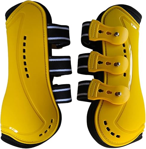 Miniatura 8 de Wandrola Botas de caballo abiertas con tendón de salto frontal, protección segura de las piernas, suministros equinos clásicos