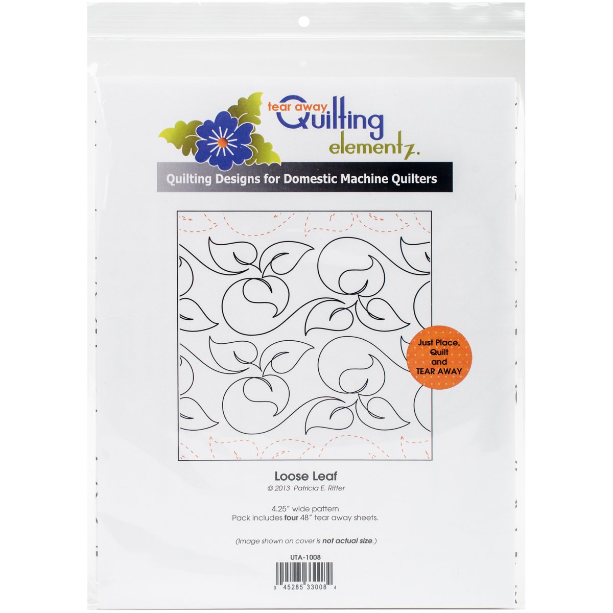 Amazon.com: Quilting Creations Loose Leaf, 4-1/4 Inch Rows,UTA-1008 Urban  Elementz Tear Away, 4 Pack , White