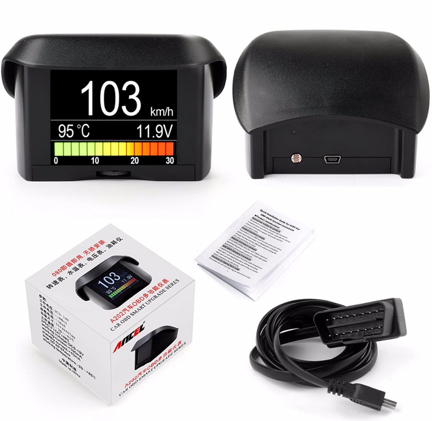 Car GPS HUD Head Up Display Smart Digital Meter GPS Speedometer Car HUD Display GPS Satellites Speed - Work for All Cars