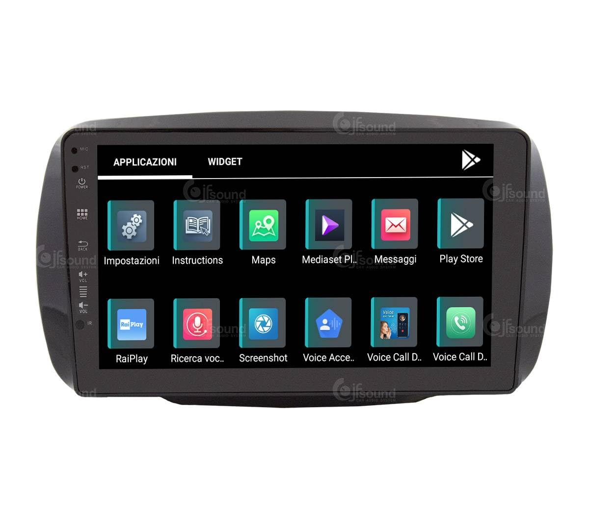 Autoradio Custom Fit per Smart 453 Android GPS Bluetooth WiFi Dab USB