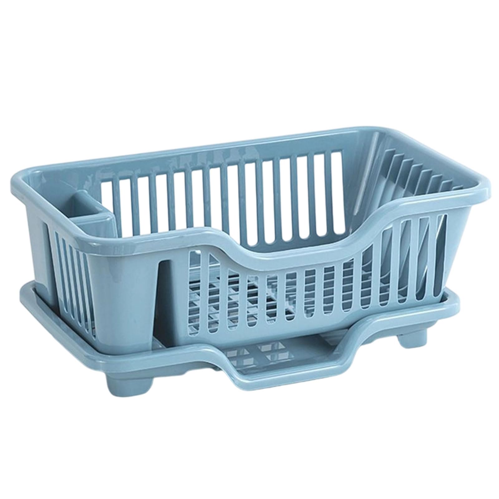 Hsioluted Space Saving Kitchen Organiser with Drip Pan Multipurpose Foldable Bowls Drying for Caravans & Small Apartments Thickened Bowls Drainer