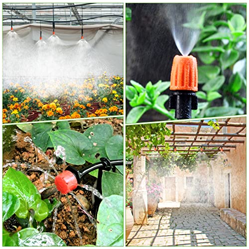Molingritar Automatic Drip Irrigation Kit Watering System With Digital Timer, Self Watering Kits Garden Irrigation System With 82Ft 1/4" Distribution Tubing Hose, Irrigation Equipment For Garden, Lawn #TOP2