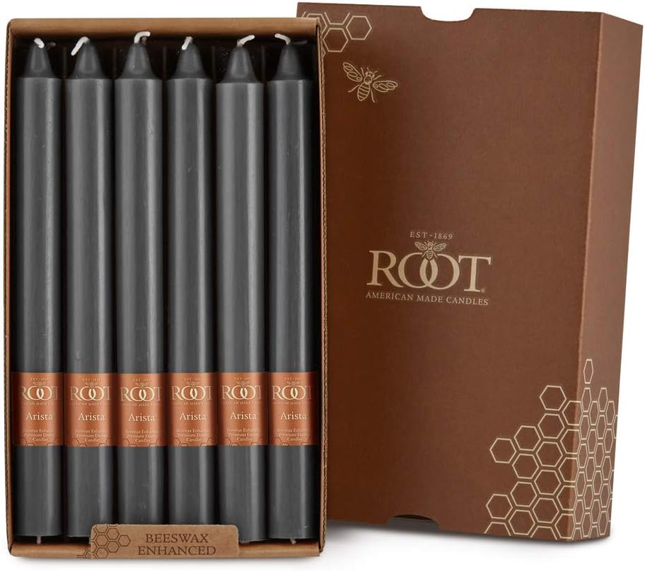 Root Candles Unscented Dinner Premium Beeswax Blend Boxed