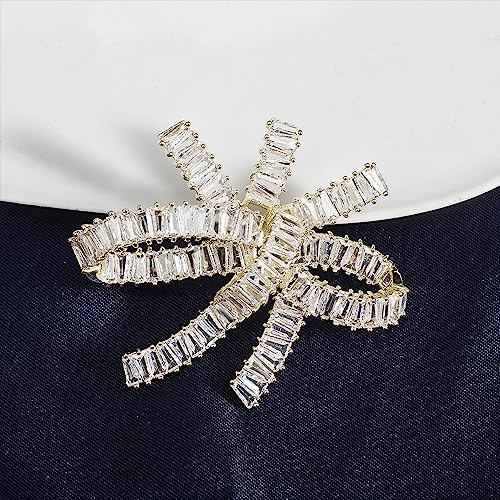 Image of Brooch Pins for Women Fashion Jewelry Cubic Zirconia Brooches and Pins for Birthday Wedding Party Gift