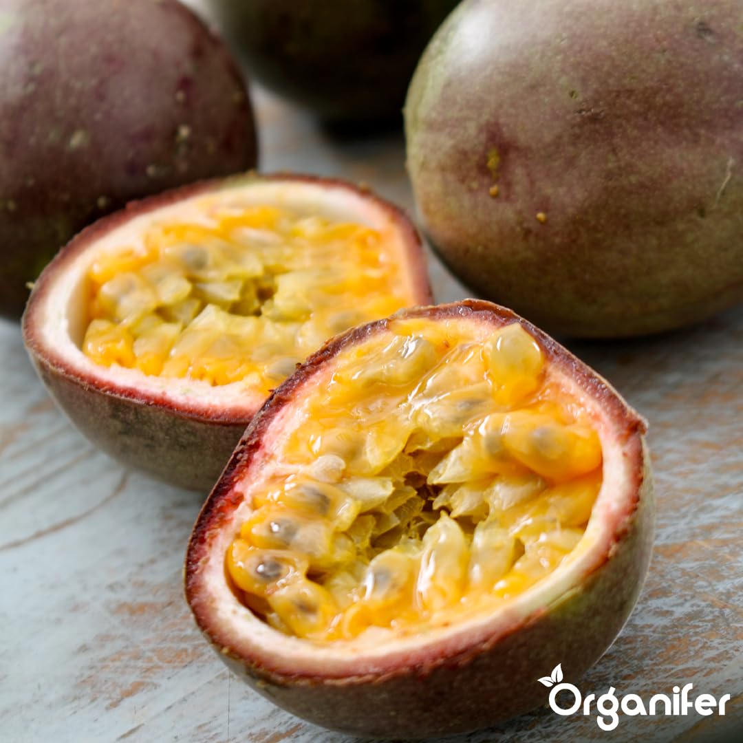Passion Fruit Nawóz Organiczny Do Roślin Owocowych - 5x1L - NPK 2-1-8 | Zdrowe Liście - Silne Korzenie I Wysoka Plonność - Organifer